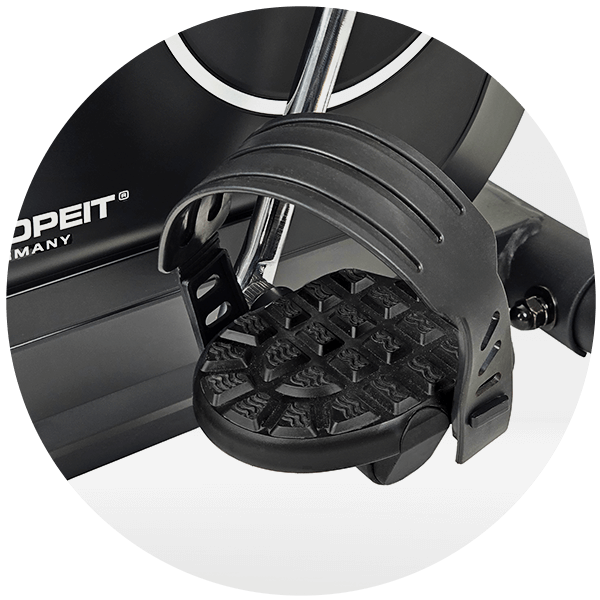 Heimtrainer Active: Sicherer Halt